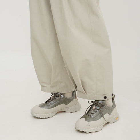 Uniform Bridge Balloon Pants Grey Beige Degli Uberti